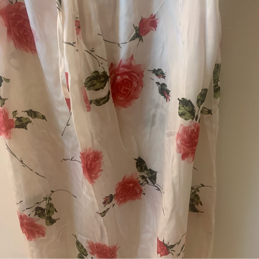 Jiexiu 100% Silk Floral Tunic Dress - Picture 3 of 12